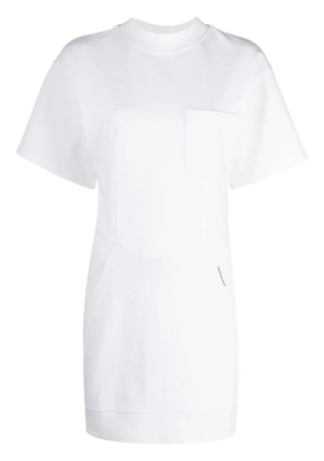 Alexander Wang fit-and-flare sweatshirt dress - White