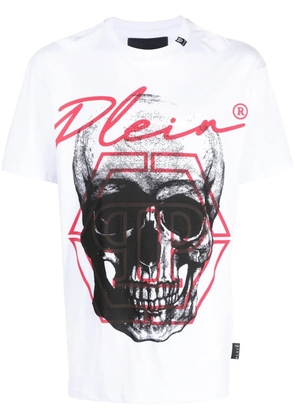 Philipp Plein graphic-print SS Skull T-shirt - White