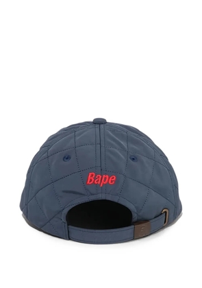 A BATHING APE® BAPE STA logo quilted baseball cap - Blue