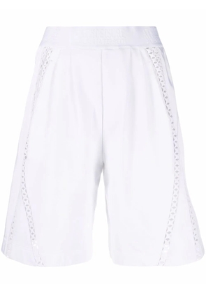 Alberta Ferretti cut-out detail shorts - White