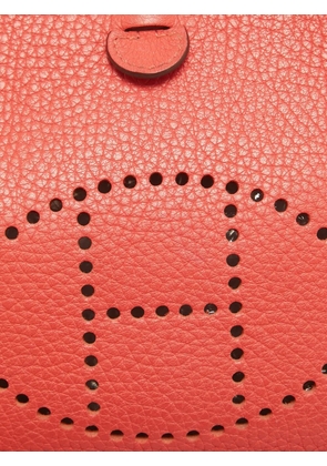 Hermès Pre-Owned Evelyne TPM perforated bag - Red