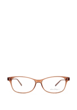 Ferragamo Eyewear rectangle-frame glasses - Brown