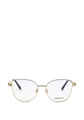 Ferragamo Eyewear cat-eye frame glasses - Gold