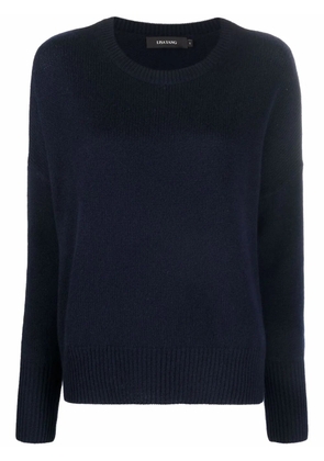 Lisa Yang Mila crew-neck knitted jumper - Blue