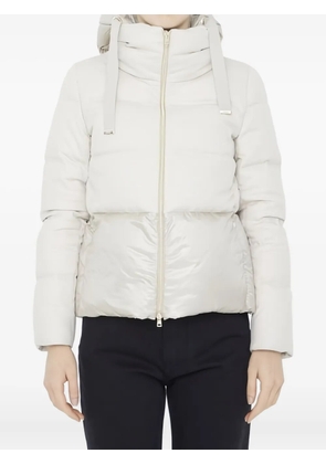 Herno hooded puffer jacket - White