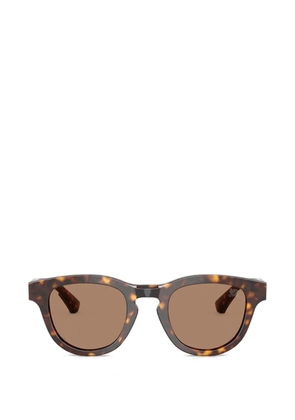 Burberry Eyewear dark havana round-frame sunglasses - Brown