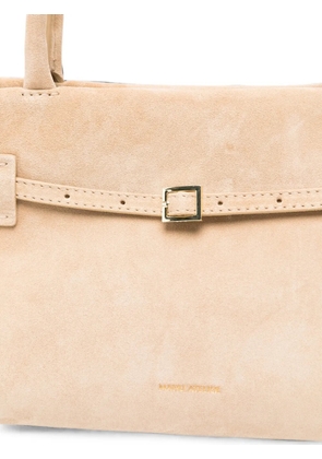 Manu Atelier Le Cambon buckle-detail East-West bag - Neutrals
