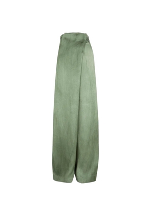 Cortana Elea wrap-style trousers - Green