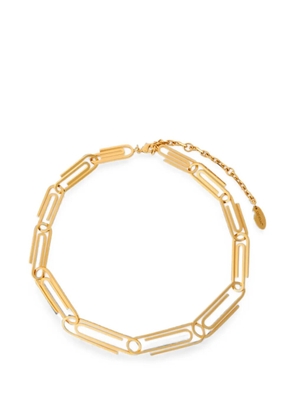 Off-White Paperclip chain necklace - Gold