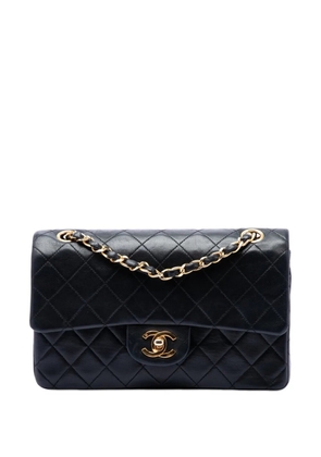 CHANEL Pre-Owned 1986-1988 Small Classic Lambskin Double Flap shoulder bag - Black