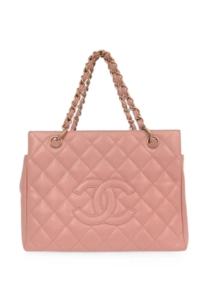 CHANEL Pre-Owned 2000-2002 diamond-quilted leather handbag - Pink