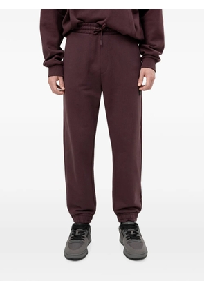 HUGO logo-patch drawstring track pants - Red