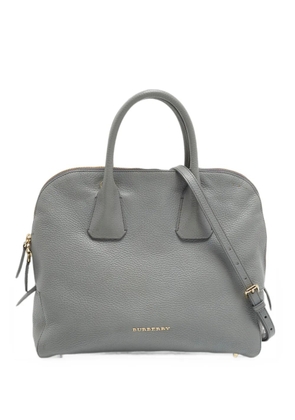 Burberry Pre-Owned Greenwood leather satchel bag - Grey
