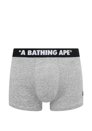 A BATHING APE® logo-waistband boxers - Grey