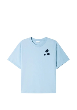 SANDRO floral-print T-shirt - Blue