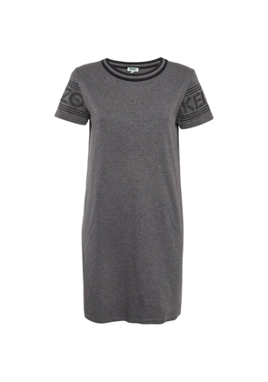 Kenzo Pre-Owned logo-print jersey T-shirt midi dress - Grey