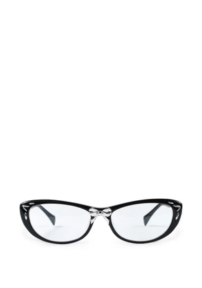YVMIN bow-embellished cat-eye glasses - Black