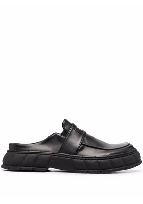 Virón backless chunky-sole loafers - Black