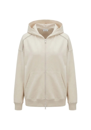 Brunello Cucinelli monili-chain hoodie - Neutrals