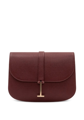 TOM FORD T-clasp grained leather shoulder bag - Red