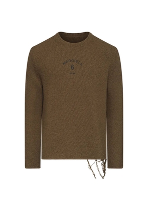 MM6 Maison Margiela wool-blend jumper - Brown