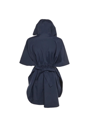 Max Mara Eles hooded cape - Blue