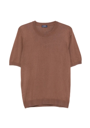 Barba knitted T-shirt - Brown