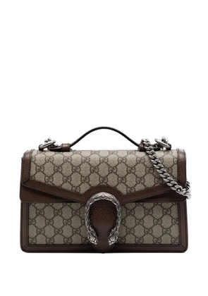 Gucci Pre-Owned 2016-2026 GG Supreme Dionysus Top Handle Bag satchel - Neutrals