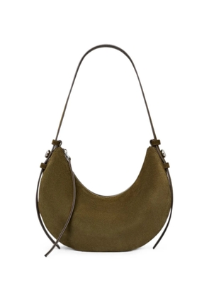 Tory Burch Romy suede half moon bag - Green