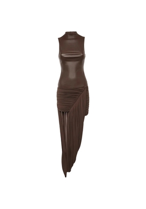 424 Mesina draped maxi dress - Brown