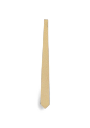 Ferragamo Gancini floral-print tie - Yellow
