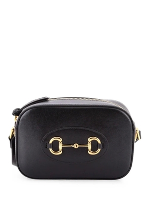 Gucci Pre-Owned Horsebit 1955 Camera Bag Leather Small crossbody bag - Black