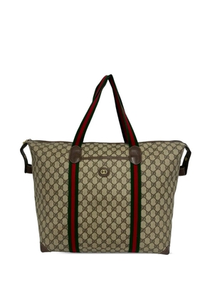 Gucci Pre-Owned 2000-2015 GG Supreme Web tote bag - Neutrals