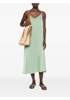 MOUTAKI V-neck midi dress - Green