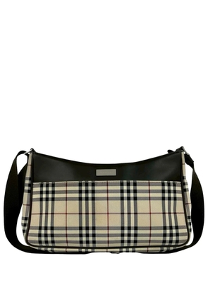 Burberry Pre-Owned 2000-2017 House Check Canvas shoulder bag - Neutrals