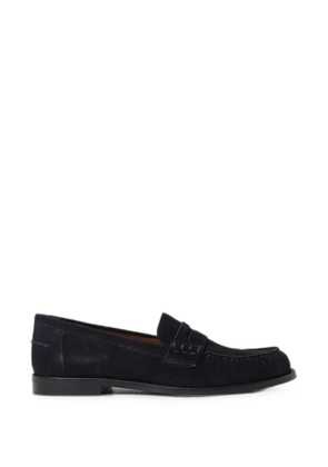 Emporio Armani suede penny loafers - Blue