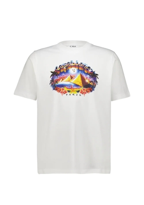 Casablanca graphic-print T-shirt - White