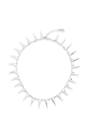 LAG WORLD Boomerang choker necklace - Silver