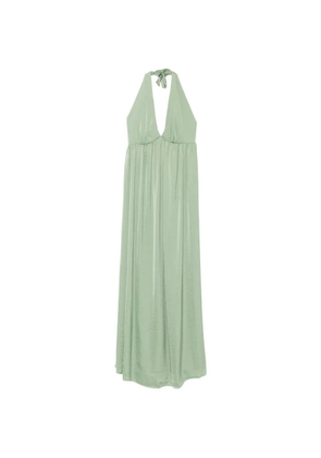 MOUTAKI halterneck maxi dress - Green