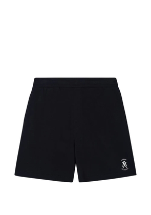 Armani Exchange logo-detail shorts - Black