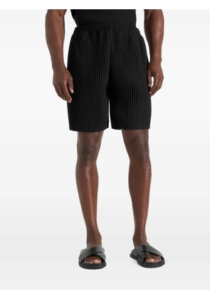 Manière De Voir Drew pleated shorts - Black