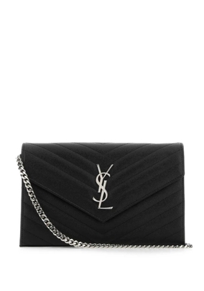 Saint Laurent quilted leather shoulder bag - Black