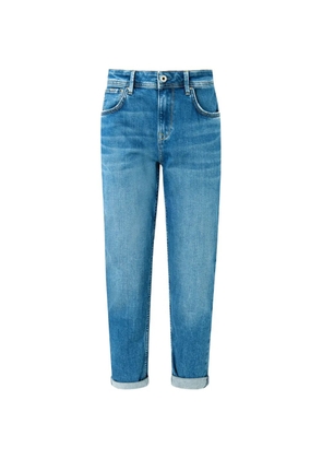 Pepe Jeans Violet turn-up-hem tapered jeans - Blue