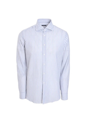 Tombolini striped long-sleeve shirt - Blue
