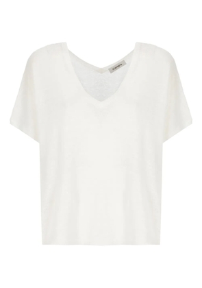 Kangra v-neck short-sleeve T-shirt - White
