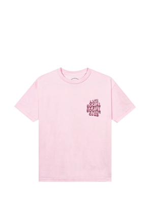 Anti Social Social Club logo-print T-shirt - Pink