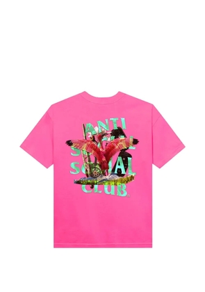 Anti Social Social Club graphic-print T-shirt - Pink