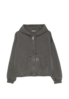 Carhartt WIP logo-patch hoodie - Grey