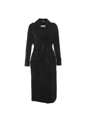 Max Mara double-breasted trench coat - Black