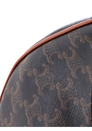 Celine Pre-Owned Ava Triomphe Bag Triomphe Coated Canvas shoulder bag - Brown